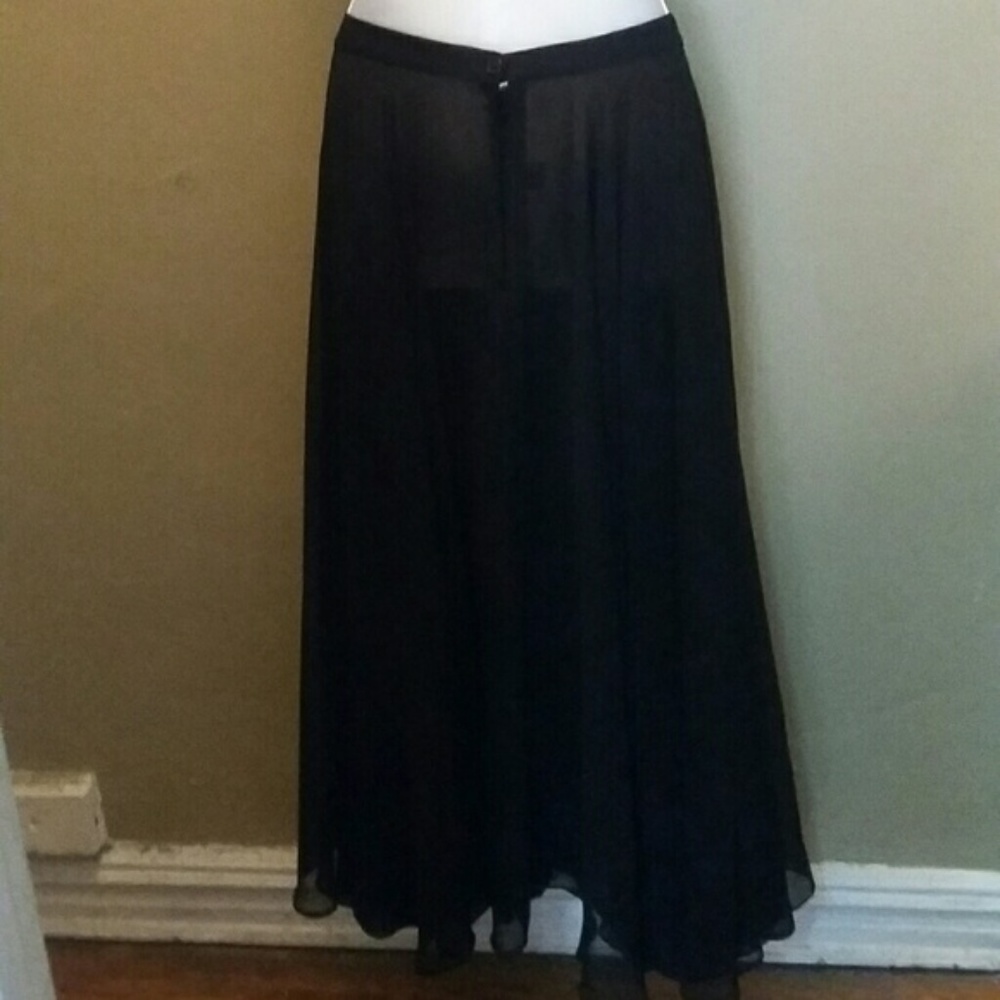 Oleg Cassini Black Skirt - Picture 3 of 6